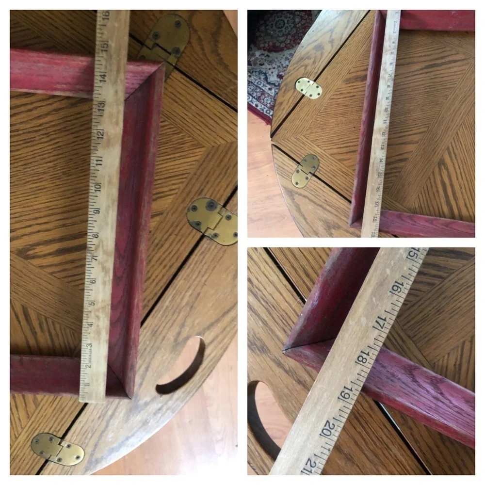 Vintage Red Wood Frame